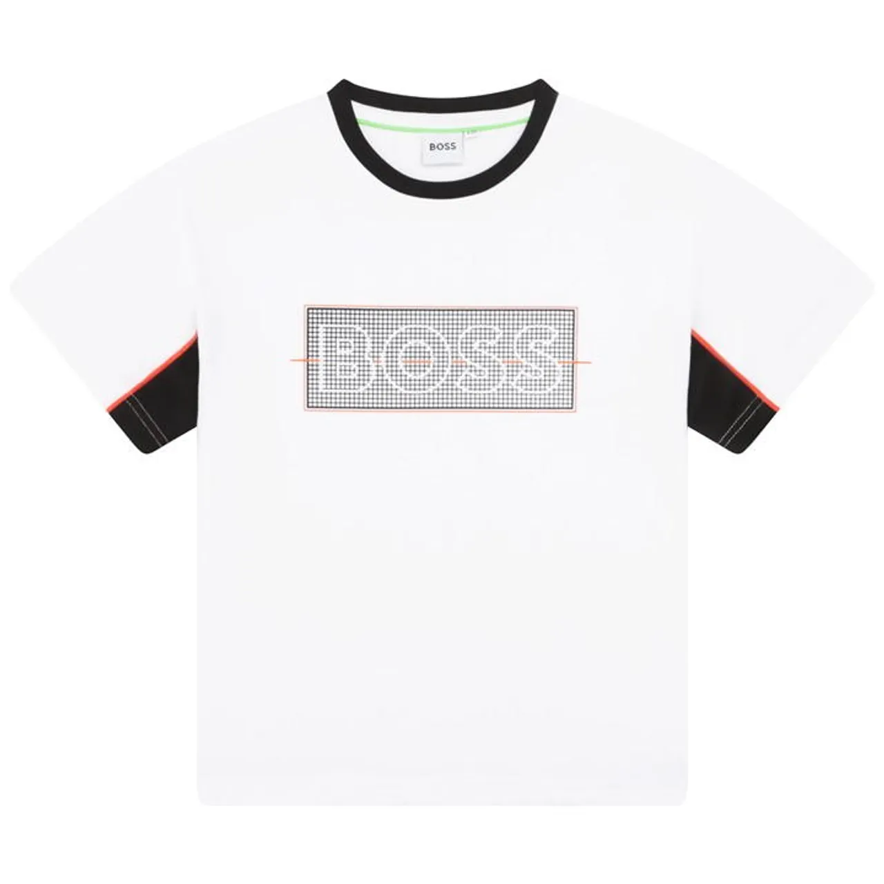 Boss Boss Logo T-Shirt Juniors - White