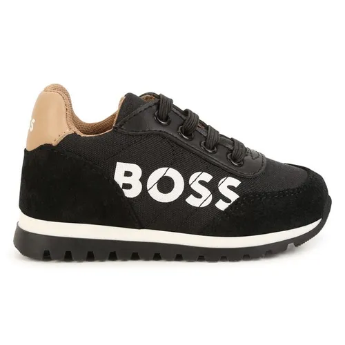 Boss Boss Logo Trainers In34 - Black