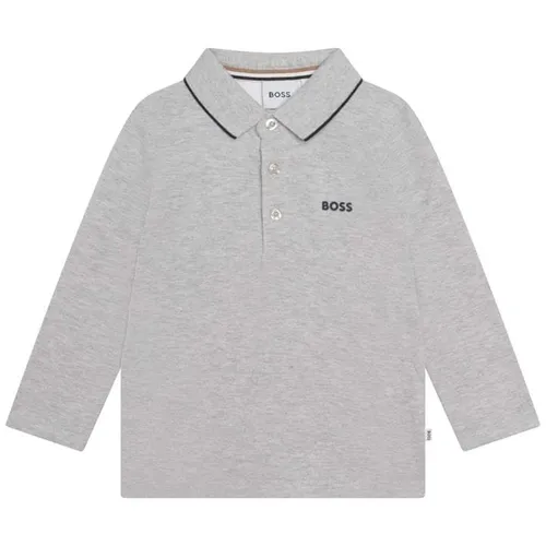 Boss Boss Long Sleeve Polo Infants - Grey
