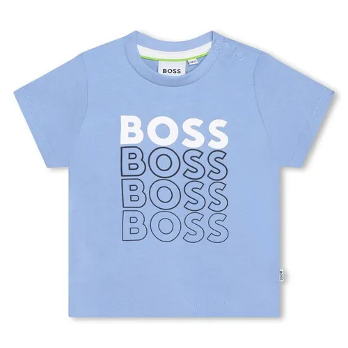 Boss Boss Multi Logo T-Shirt Infant Boys - Blue
