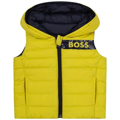 Boss Boss Reversible Gilet Infant Boys - Yellow