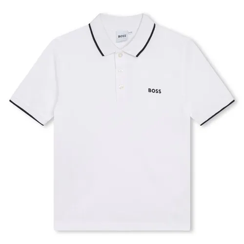 Boss Boss Small Logo Polo Junior Boys - White