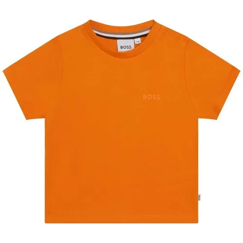 Boss Boss Small Logo T-Shirt Infants - Orange