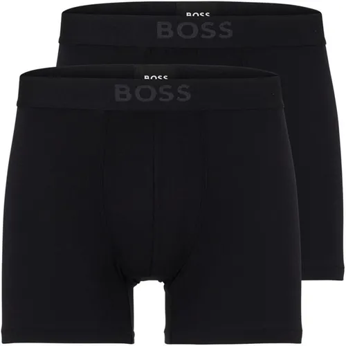 Boss Boss Ultra Soft Boxers 2 Pack - Black