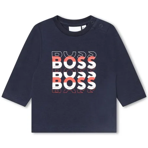 Boss Box Logo T-Shirt Babies - Blue