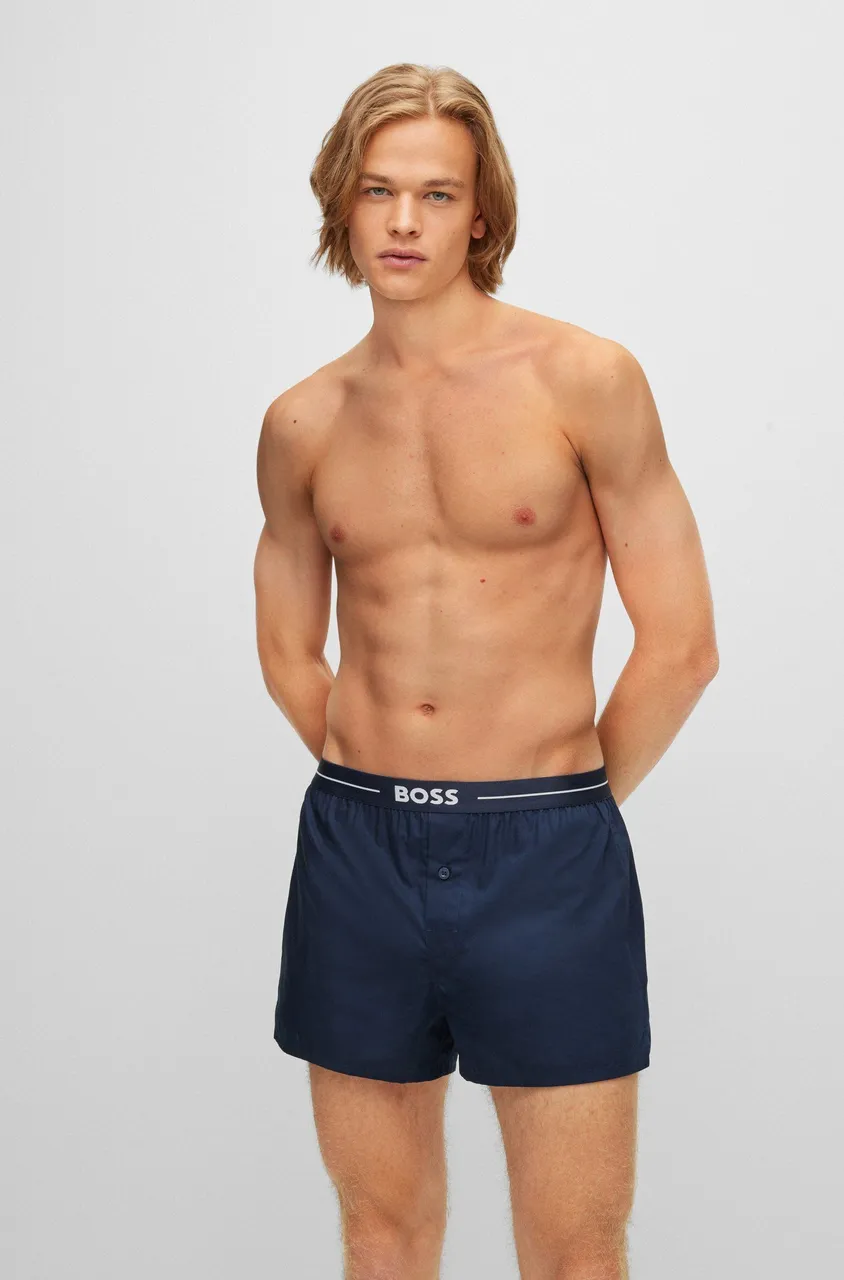 BOSS Boxer Shorts 2-Pack Navy Blue Dark Blue