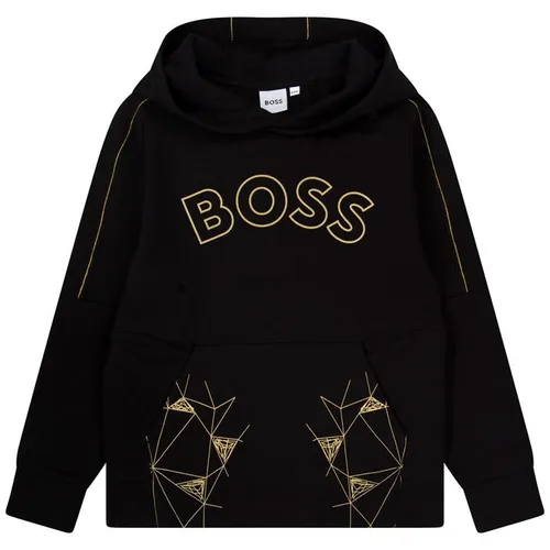 Boss Boy's Gold Cap OTH Hoodie - Black