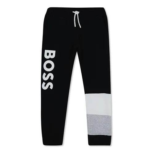 Boss Boy's Large Logo Joggers - Black