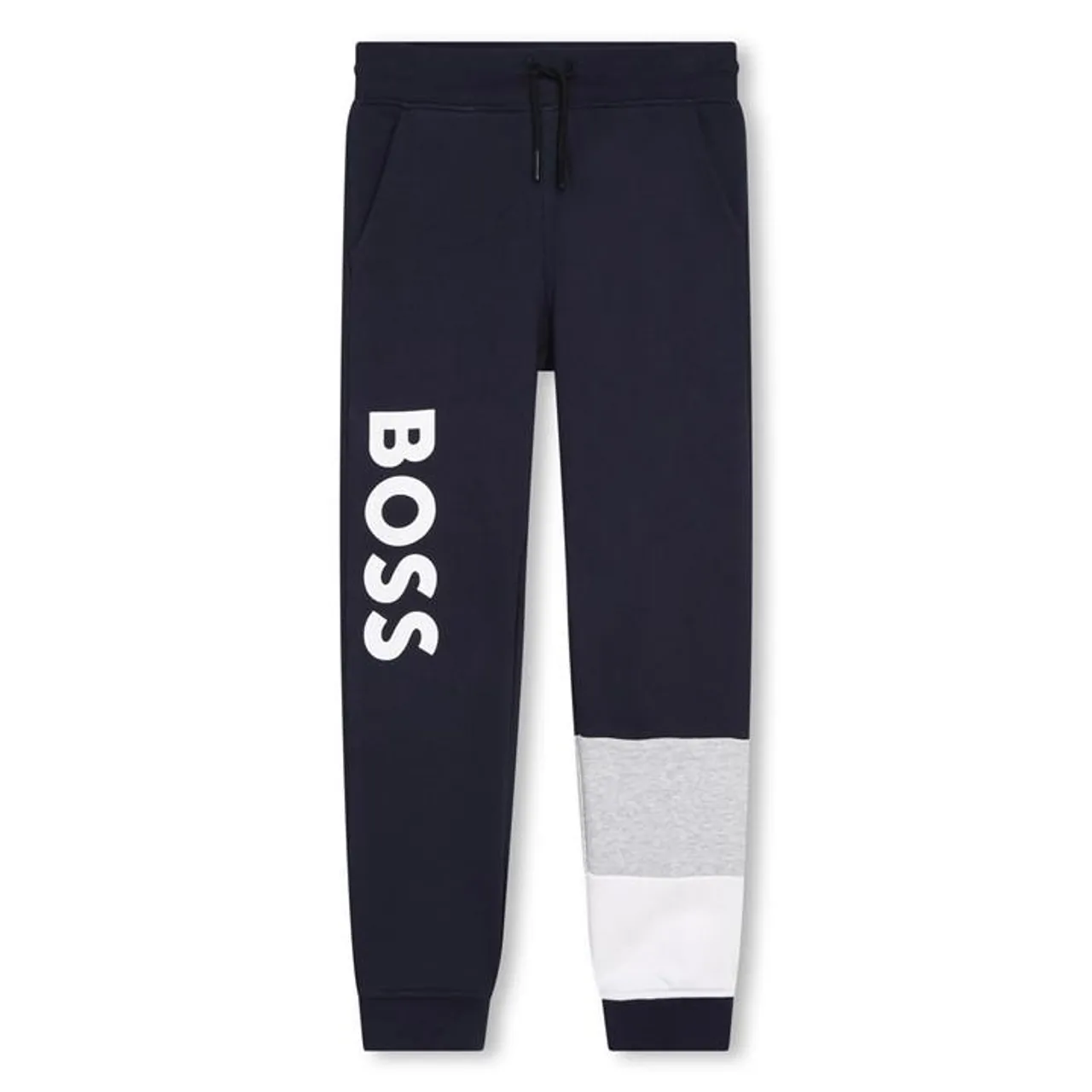 Boss Boy's Large Logo Joggers - Blue