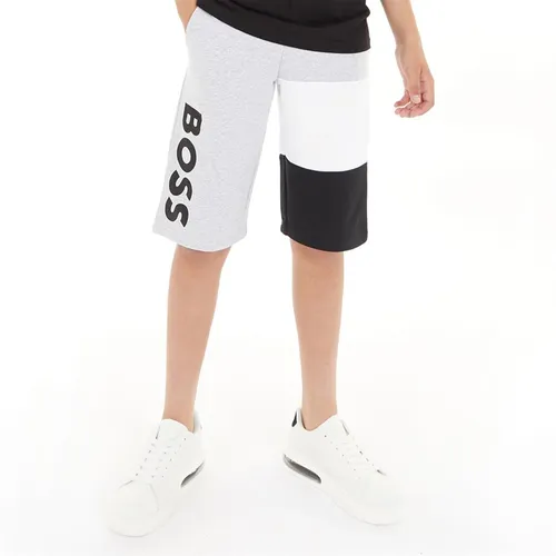BOSS Boys Shorts Gris Chine
