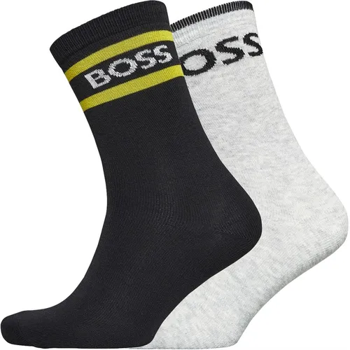 BOSS Boys Two Pack Socks Black
