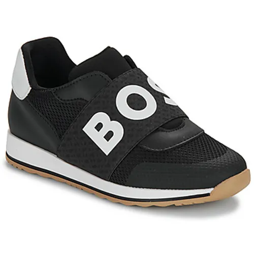 BOSS  CASUAL 3  boys's Children's Shoes (Trainers) in Black