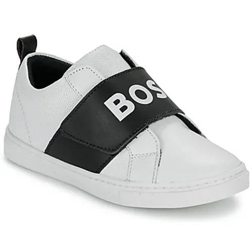 BOSS  CASUAL 3  boys's Children's Shoes (Trainers) in White