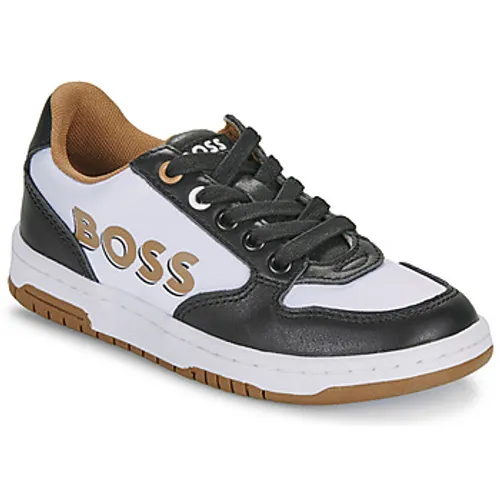 BOSS  CASUAL J50861  boys's Children's Shoes (Trainers) in Black