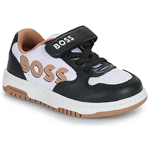 BOSS  CASUAL J50875  boys's Children's Shoes (Trainers) in Black