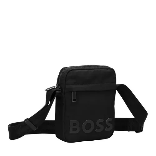 Boss Catch Structured Zip Crossbody Bag - Black