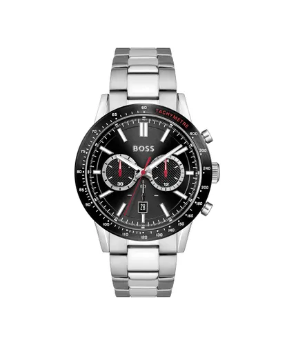 BOSS Chronograph Quartz Watch for Men with Silver Stainless