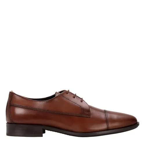 Boss Colby Cap Toe Derby Shoes - Brown