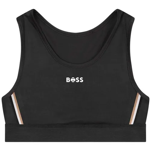 Boss Cropped Vest Juniors - Black