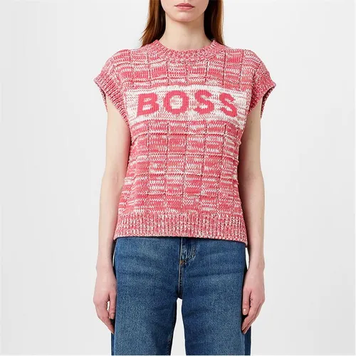 Boss Fanaro Sweater Vest Womens - Pink