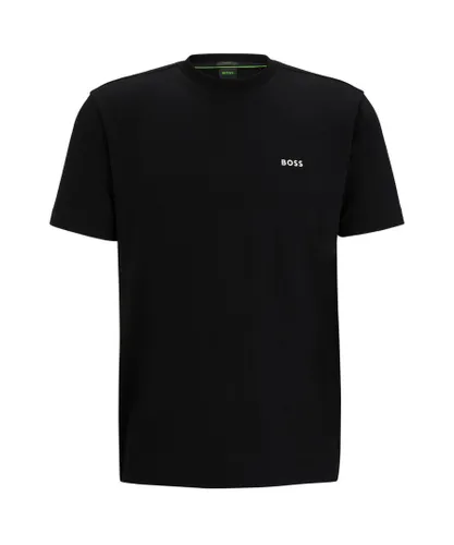 BOSS Green Mens T Shirt Black