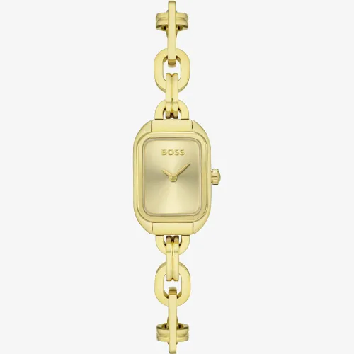BOSS Hailey Gold Plated Link Bracelet Watch 1502655