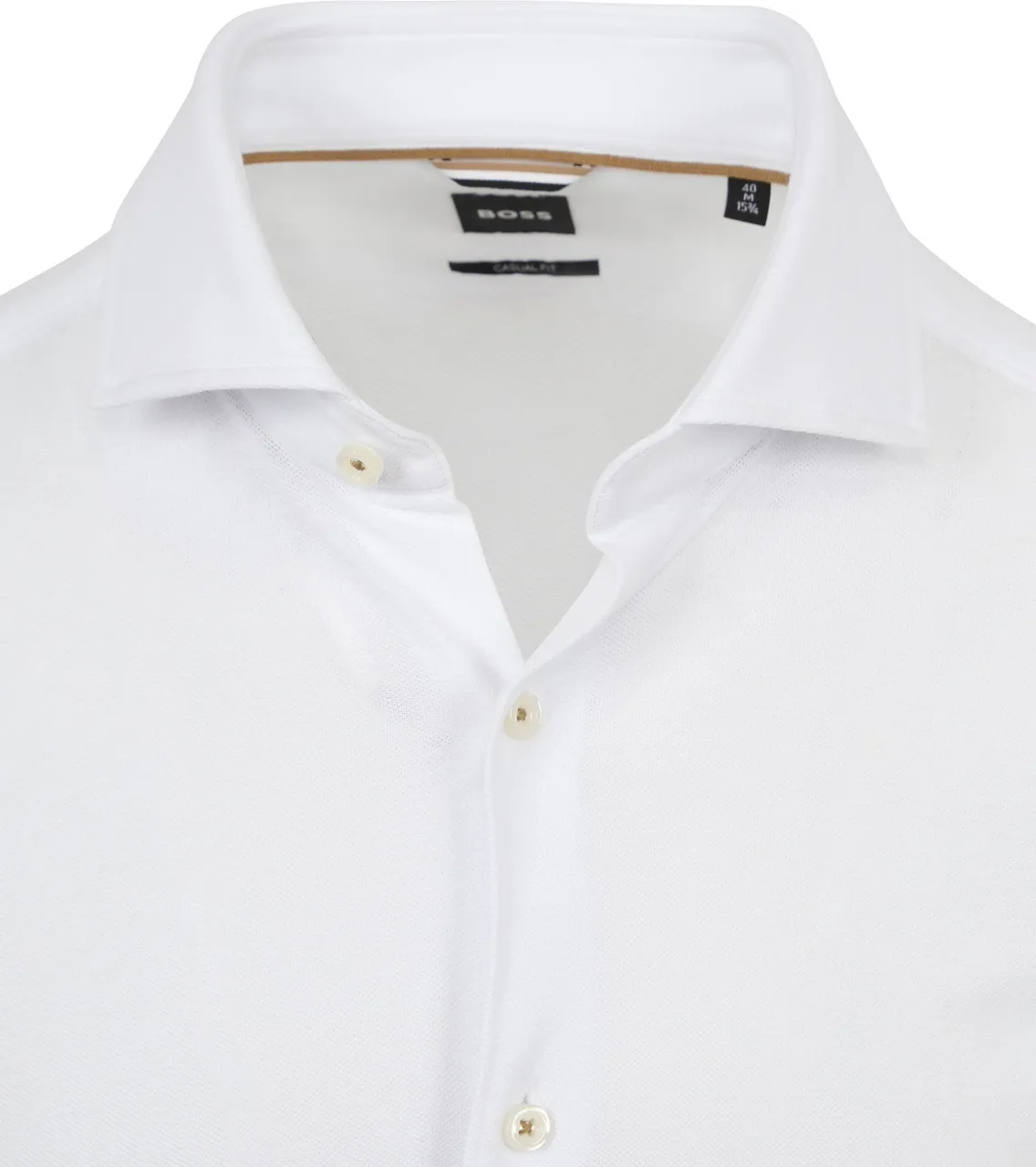 BOSS Hal Shirt Jersey White