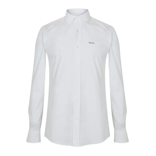 Boss Hank Poplin Shirt - White