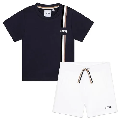 Boss Infants T-Shirt and Short Set - Blue