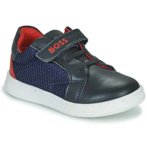 BOSS  J09169  boys's Children's Shoes (Trainers) in Blue