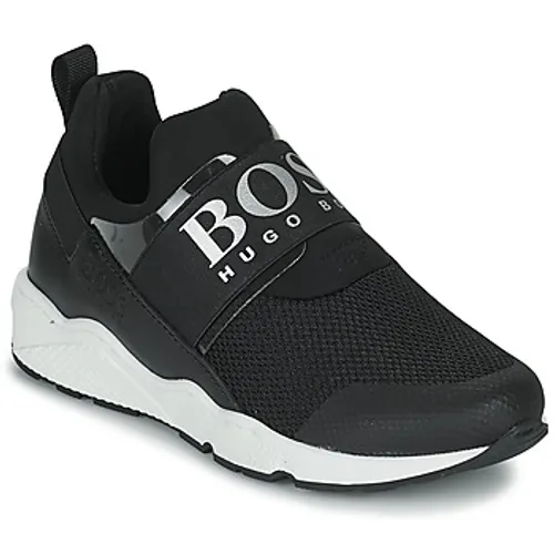 BOSS  J29276  boys's Children's Shoes (Trainers) in Black