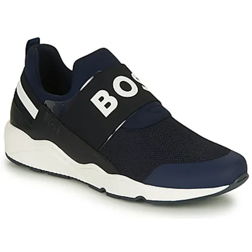 BOSS  J29295  boys's Children's Shoes (Trainers) in Marine