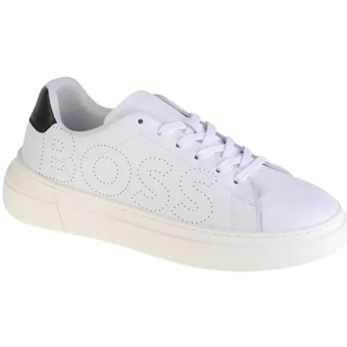 BOSS  J2931010B  girls's Children's Shoes (Trainers) in White