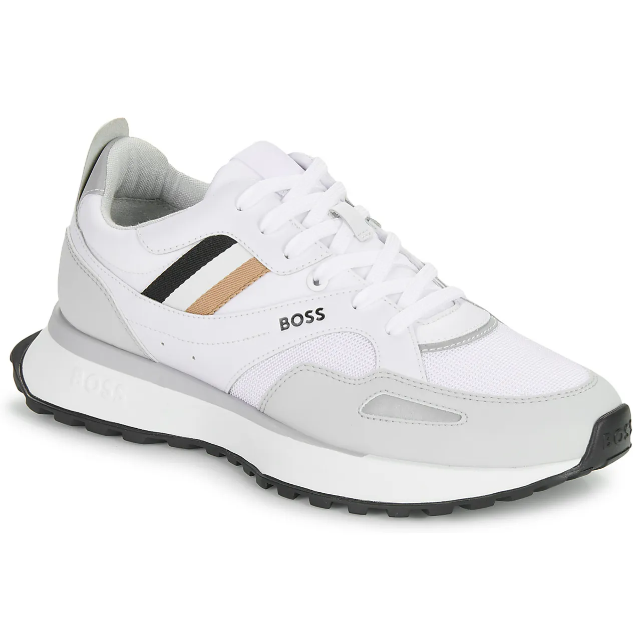BOSS  Jonah_Runn_mx_N  men's Shoes (Trainers) in White