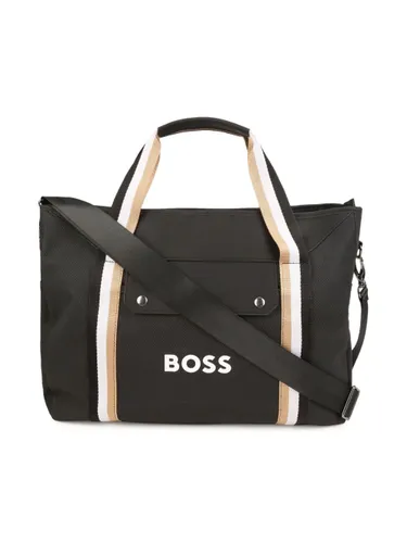 BOSS Kidswear logo-debossed changing bag - Black