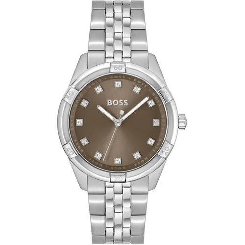 Boss Ladies BOSS Rhea Stainless Steel Bracelet Watch - Silver