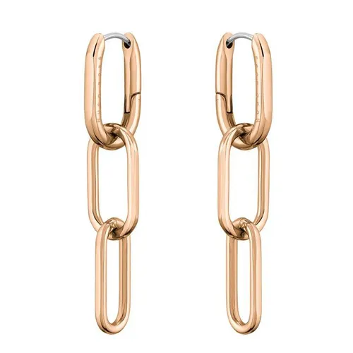 Boss Ladies BOSS Tessa Carnation Gold IP Earrings - Gold