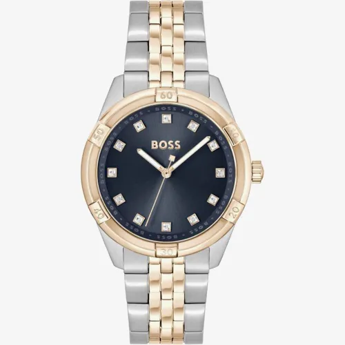 BOSS Ladies Rhea Rose Gold Plated Watch 1502709