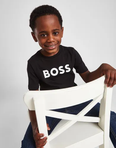 BOSS Large Logo T-Shirt Children - Black