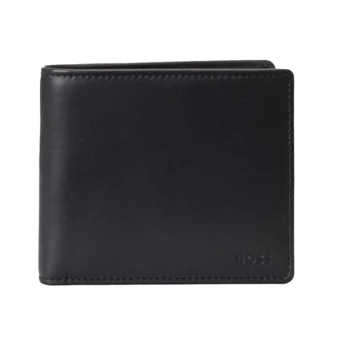BOSS Leather Bifold Wallet - Black