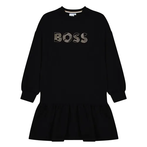 Boss Logo Dress Juniors - Black