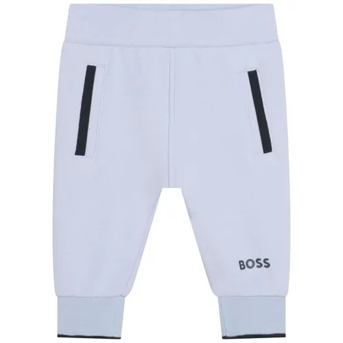 Boss Logo Jogging Bottoms Babies - Blue