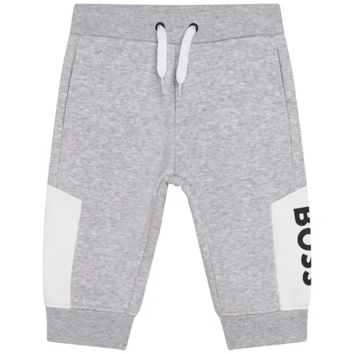 Boss Logo Jogging Pants - Grey