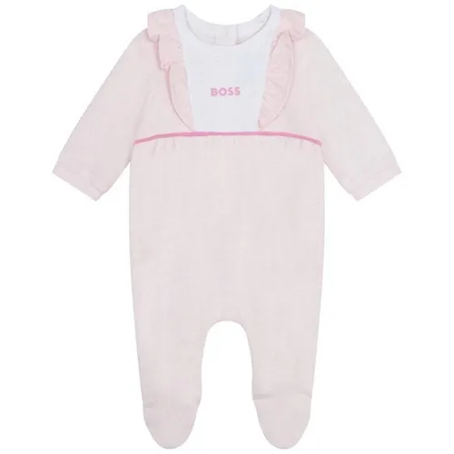 Boss Logo Sleepsuit Babies - Pink