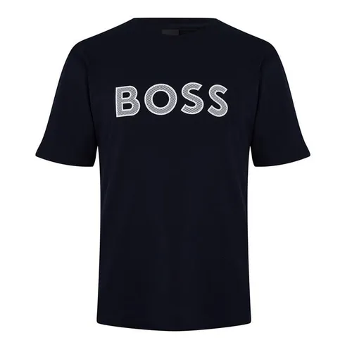 Boss Logo T Shirt - Blue