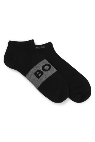 BOSS Mens 2P AS Logo CC Two-pack of cotton-blend socks in