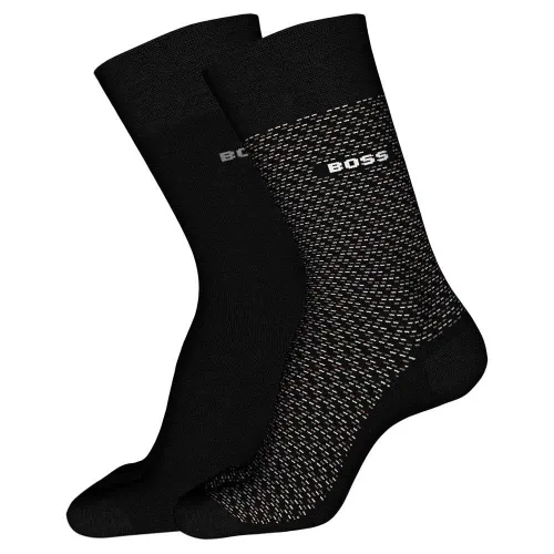 BOSS Men's 2P RS Minipattern CC Regular Socks
