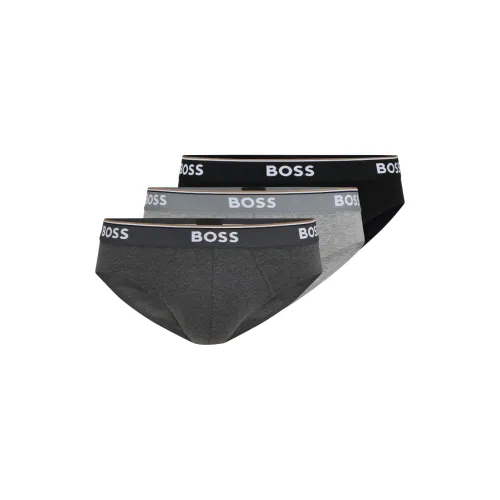BOSS Men's 3-Pack Classic Regular Fit Stretch Briefs