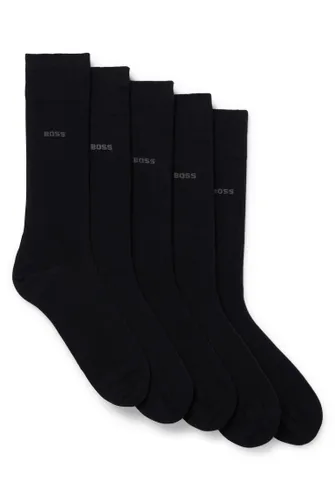 BOSS Mens 5P RS Uni CC Five-pack of regular-length socks in