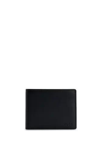 BOSS Mens Asolo Embossed-Logo Wallet in Grained Leather